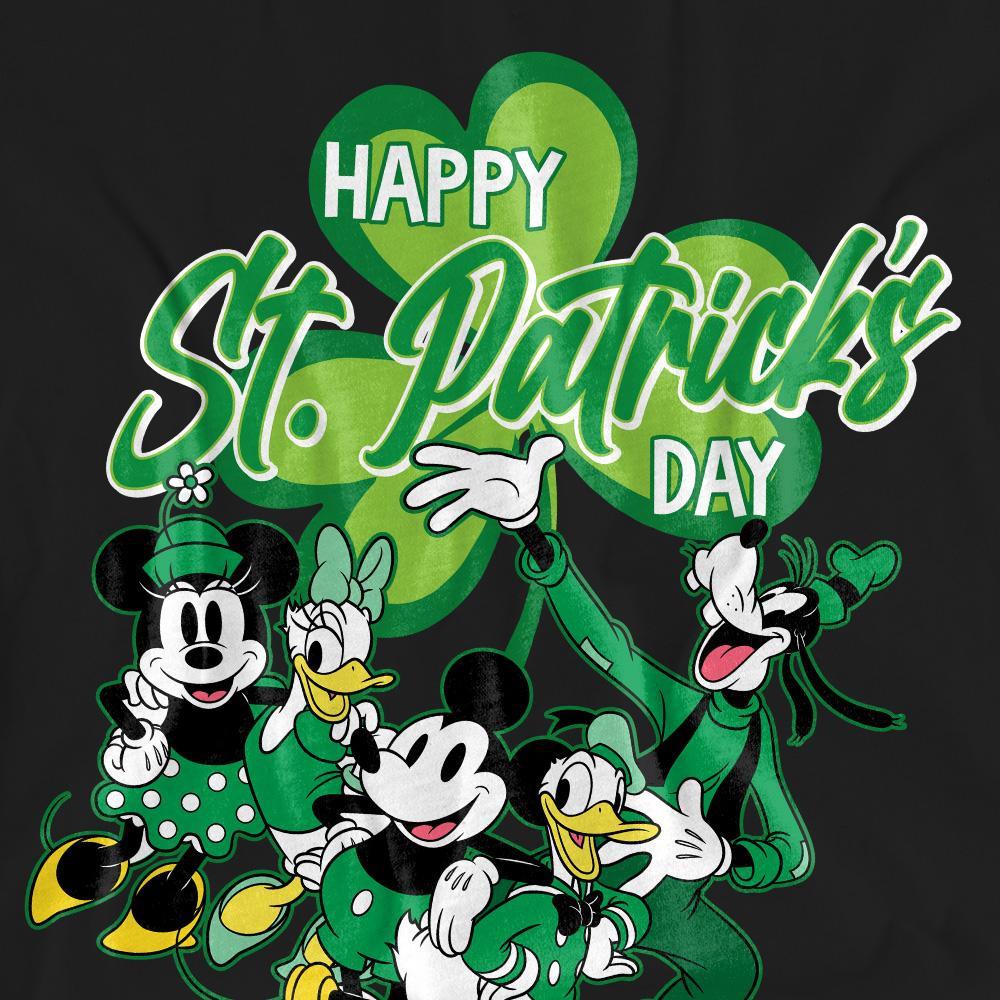 MICKEY MOUSE St Patricks Day Bedrucktes Kurzarm T-Shirt  