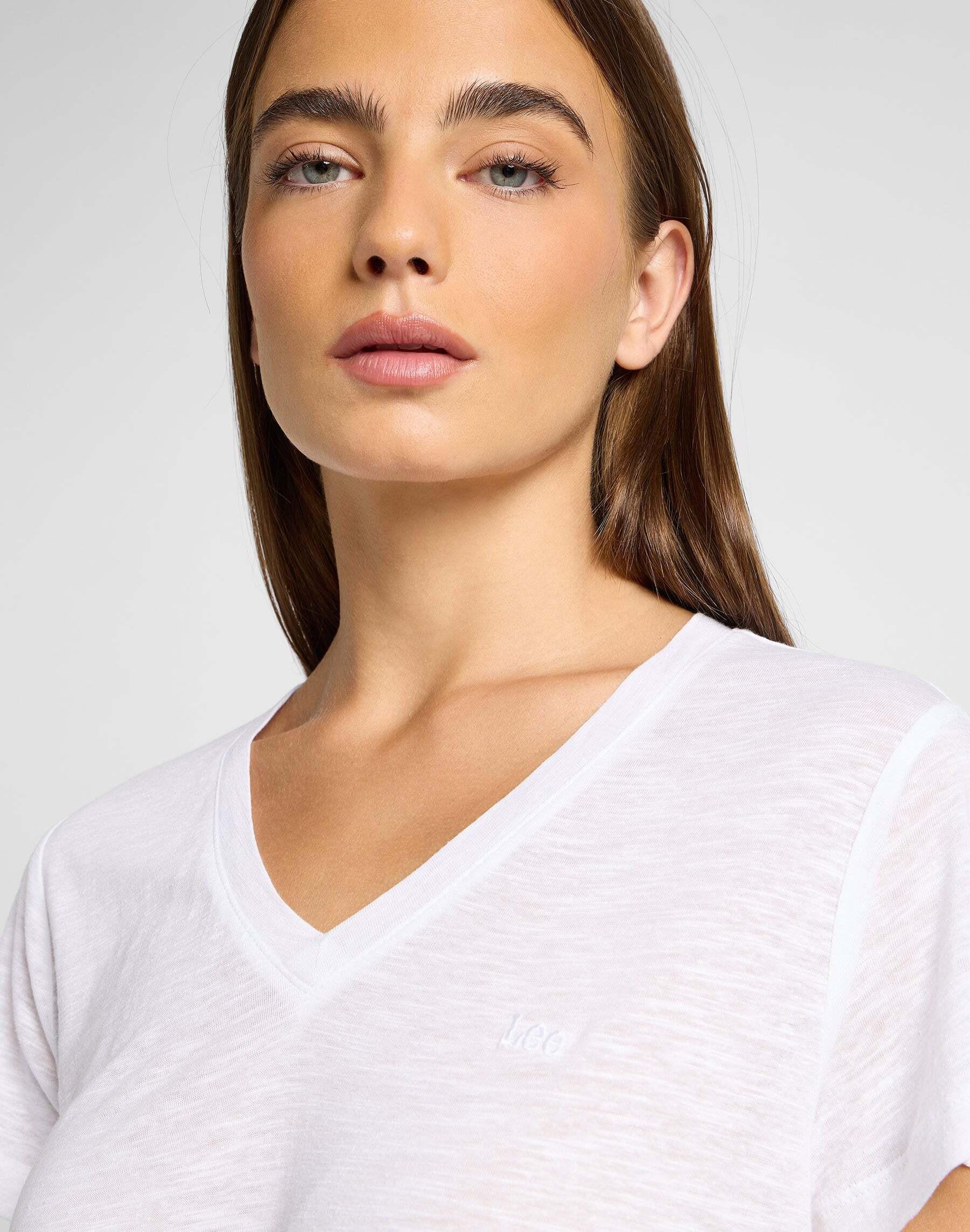 Lee  T-shirt V Neck Tee 