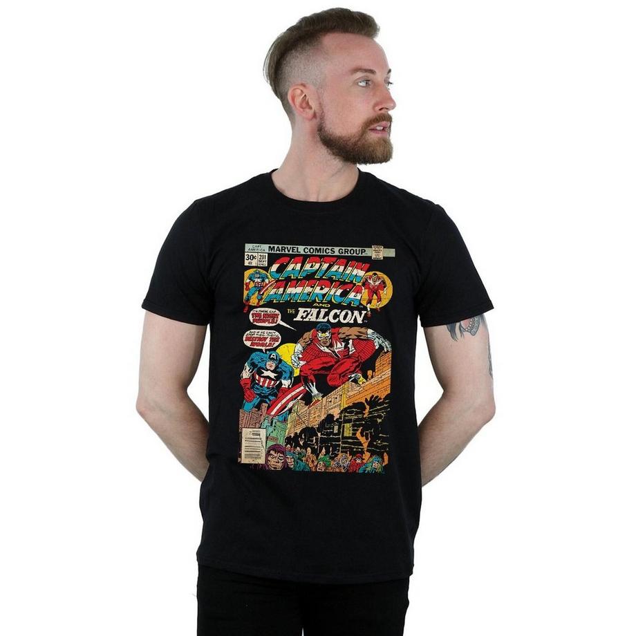 MARVEL Captain America The Falcon Comic Cover T-Shirt  