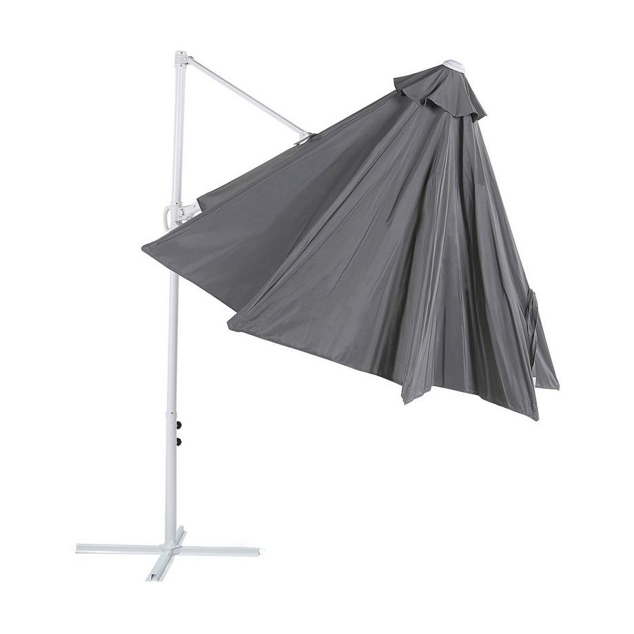 Beliani Ombrellone a sbalzo en Tessuto SAVONA II  