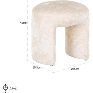 mutoni Tabouret Fargo blanc  