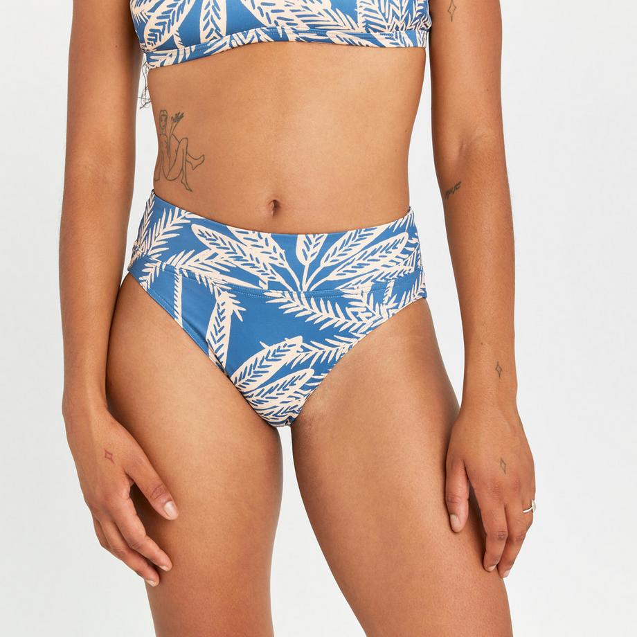 Slip bikini donna vita alta poliammide
