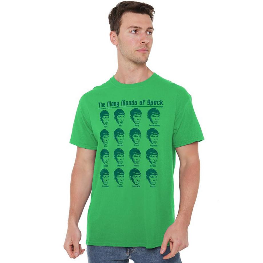 Star Trek  Many Moods Of T-Shirt 