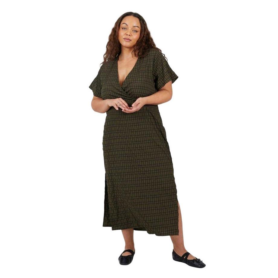 Brave Soul Robe Portefeuille Col V  