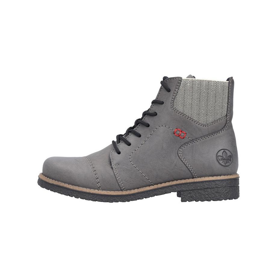 Rieker Schnürstiefelette mit Seitlicher Reissverschluss  