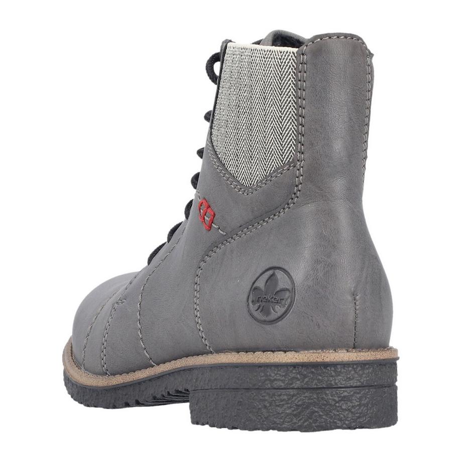 Rieker Schnürstiefelette mit Seitlicher Reissverschluss  