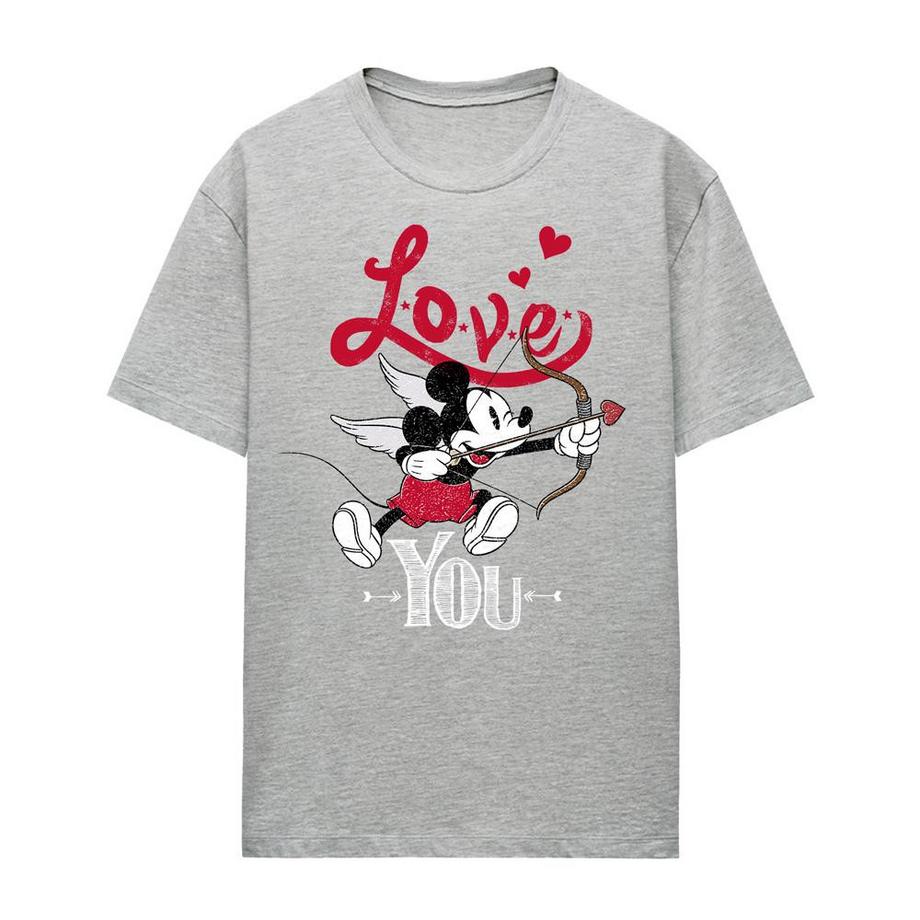 Tshirt motif Mickey Mouse motiftyle Cupidon LOVE YOU