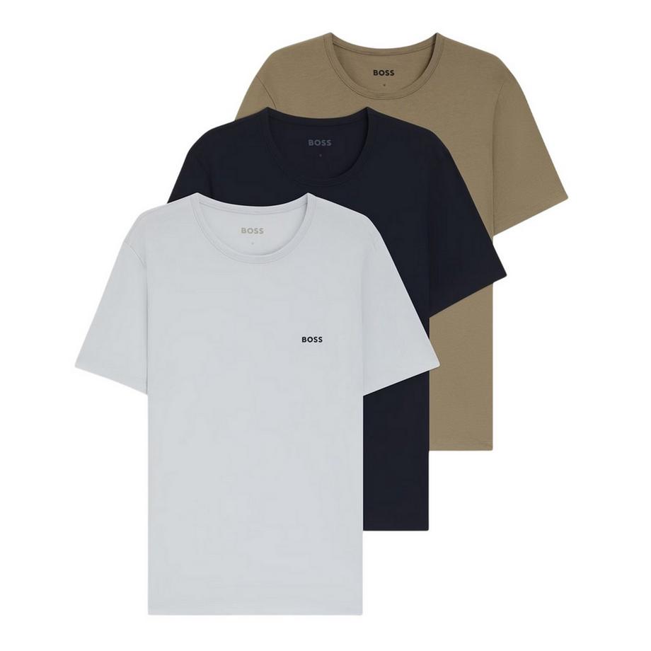 Lot De 3 T-Shirts Motiftyle Logo Brodé (Pack de trois)