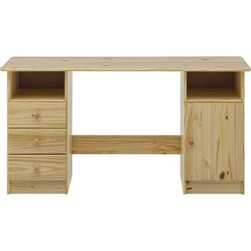 Scrivania Zopra in legno di pino naturale 144