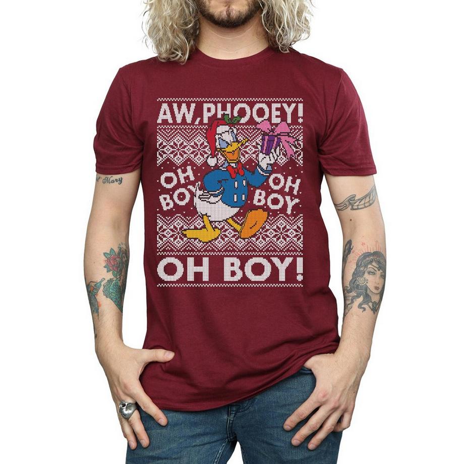 Disney Donald Duck Aw Phooey Weihnachts T-Shirt  