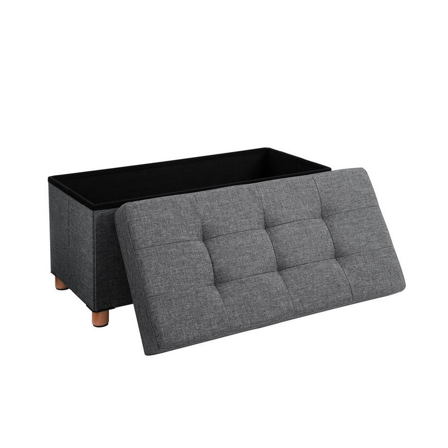 Calicosy Elegante getuftete Ottoman-Bank mit Stauraum, 300 kg Tragkraft  