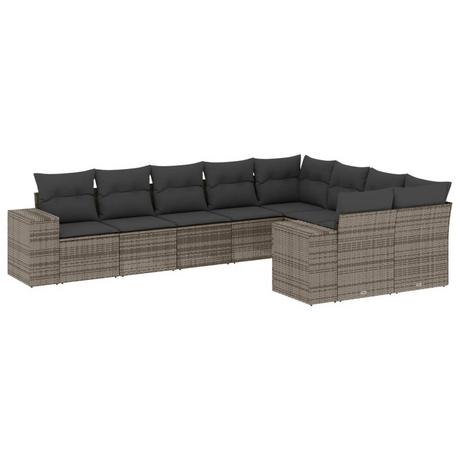 VidaXL Garten sofagarnitur poly-rattan  