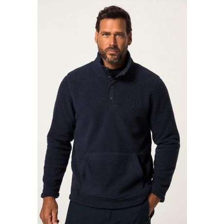 JP1880  Pullover polo in pile da sci con collo polo e maniche lunghe 