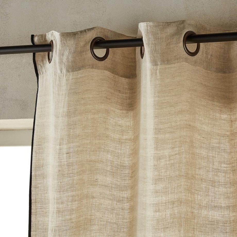 AM.PM Rideau en lin chambray  