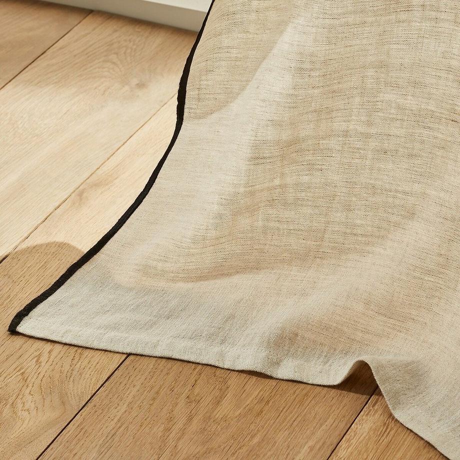 AM.PM Rideau en lin chambray  