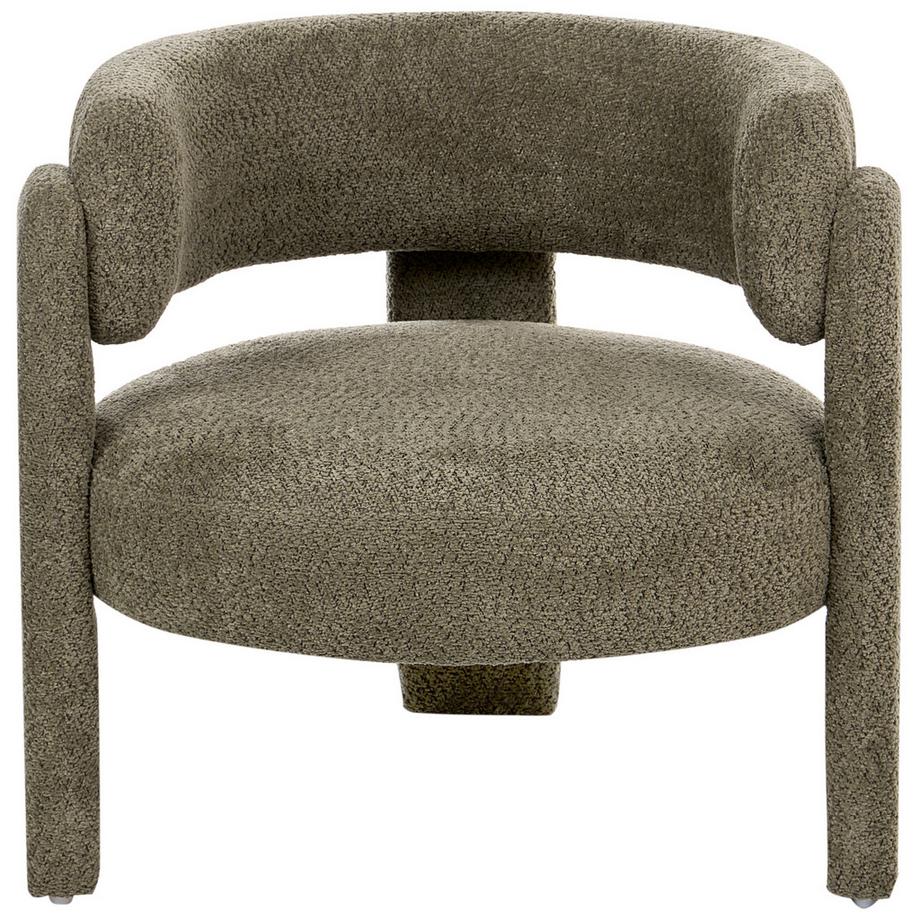 Beliani Fauteuil en Tissu chenille  BUREA  