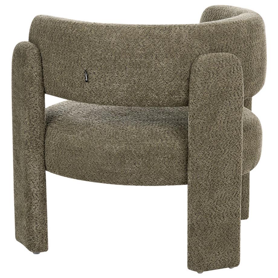 Beliani Fauteuil en Tissu chenille  BUREA  