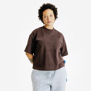 DECATHLON  T-shirt corto donna regular fit cotone 