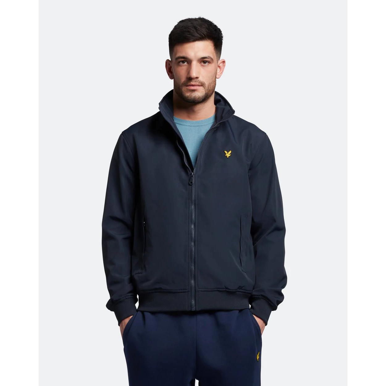 LYLE & SCOTT Strickjacke mit Stehkragen  