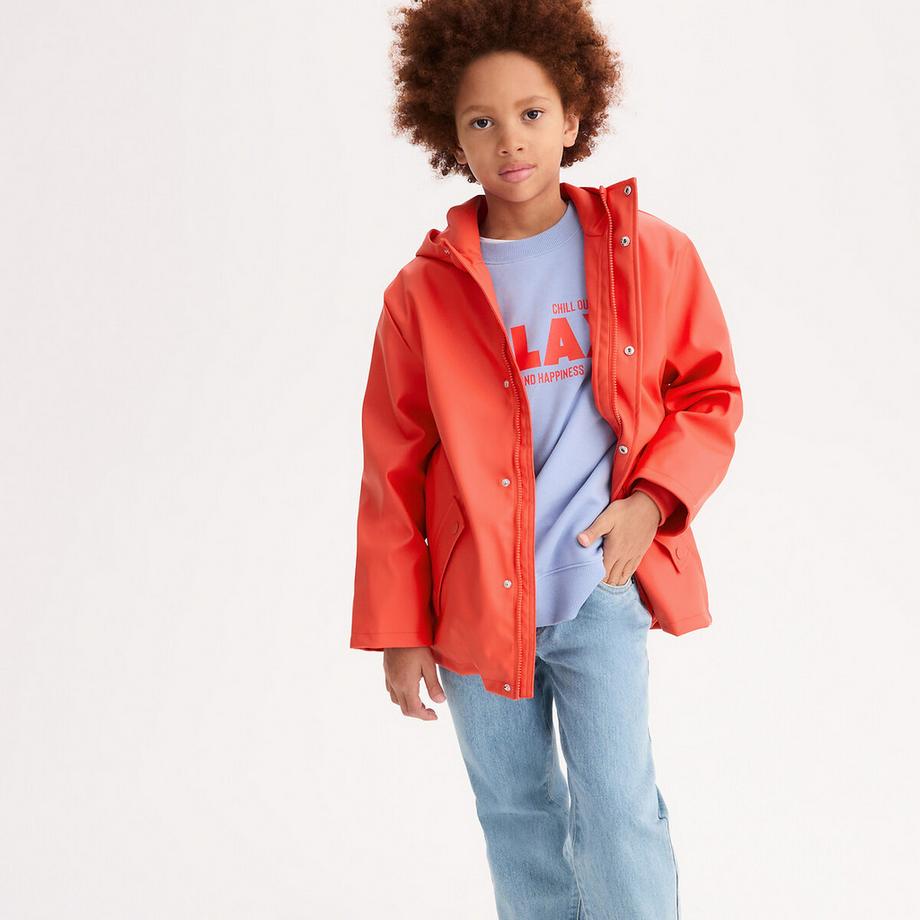 Kapuzenjacke mit Jerseyfutter