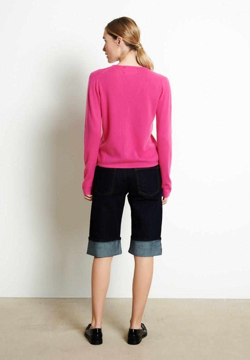 Studio Cashmere8  Cardigan con scollo a V LILLY 7 - 100% cashmere 