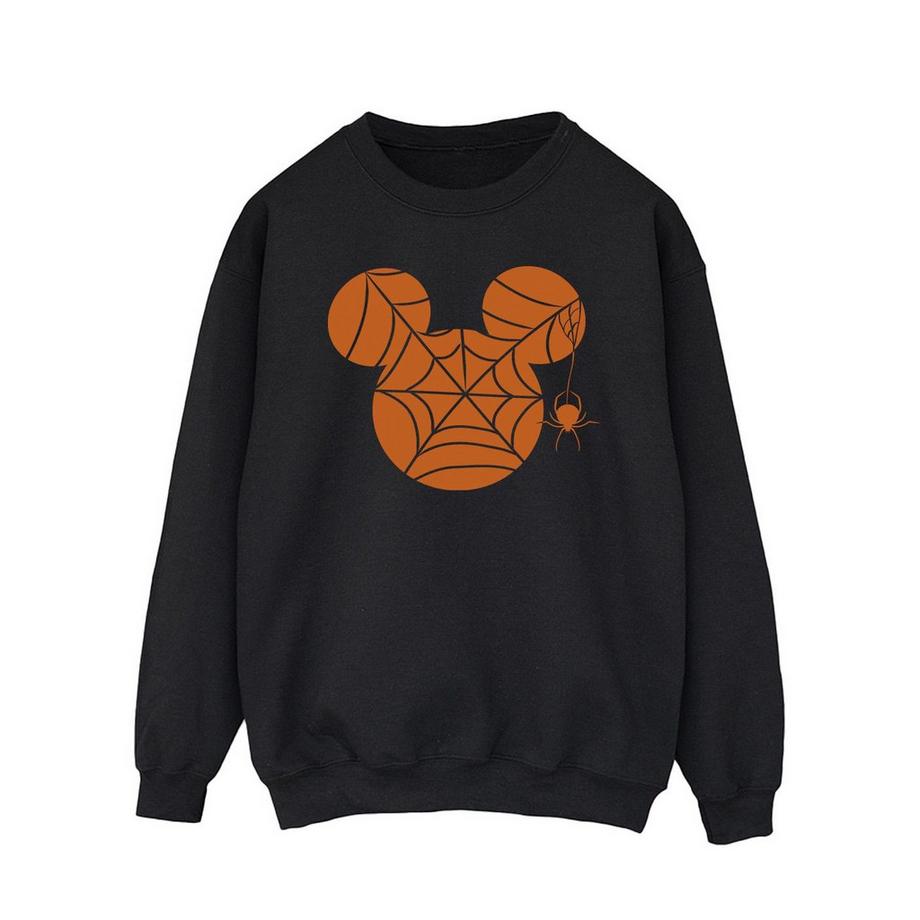MICKEY MOUSE Halloween Sweatshirt Toile d'Araignée  