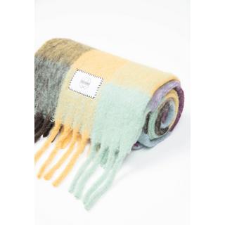 Studio Cashmere8  UNI 14 Sciarpa in lana a quadri multicolore 