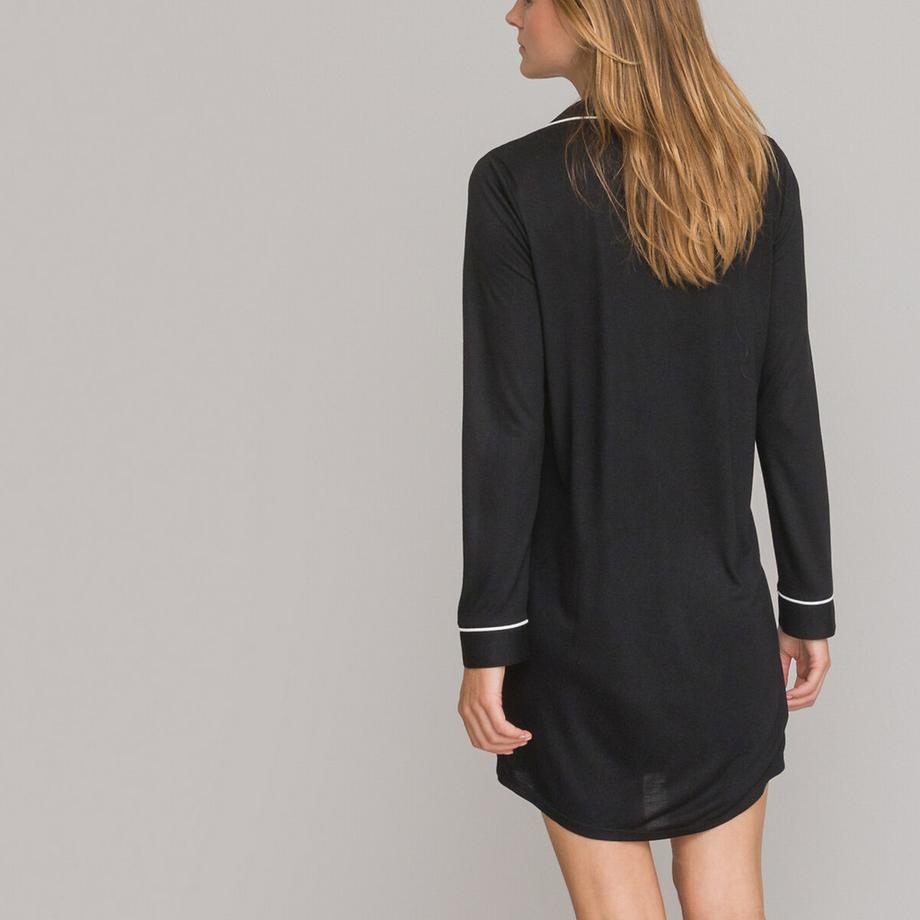 La Redoute Collections Sleepshirt mit Reverskragen  