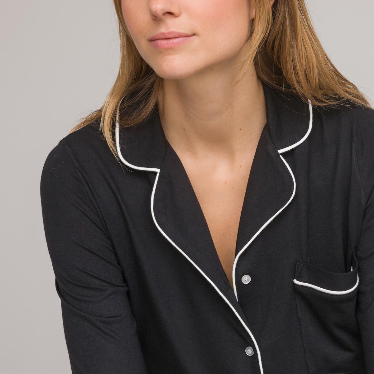 La Redoute Collections Sleepshirt mit Reverskragen  