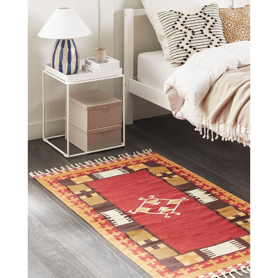 Beliani Tapis en Coton  PARAKAR  