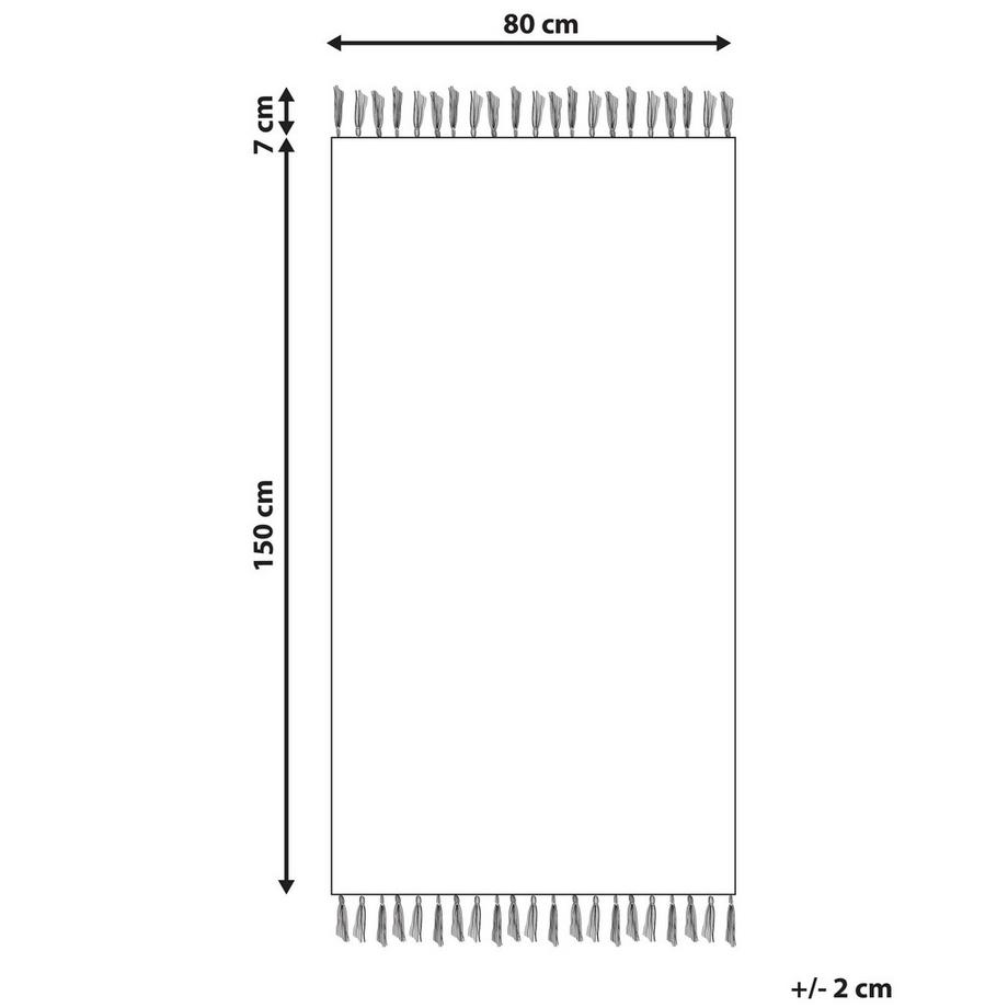 Beliani Tapis en Coton  PARAKAR  
