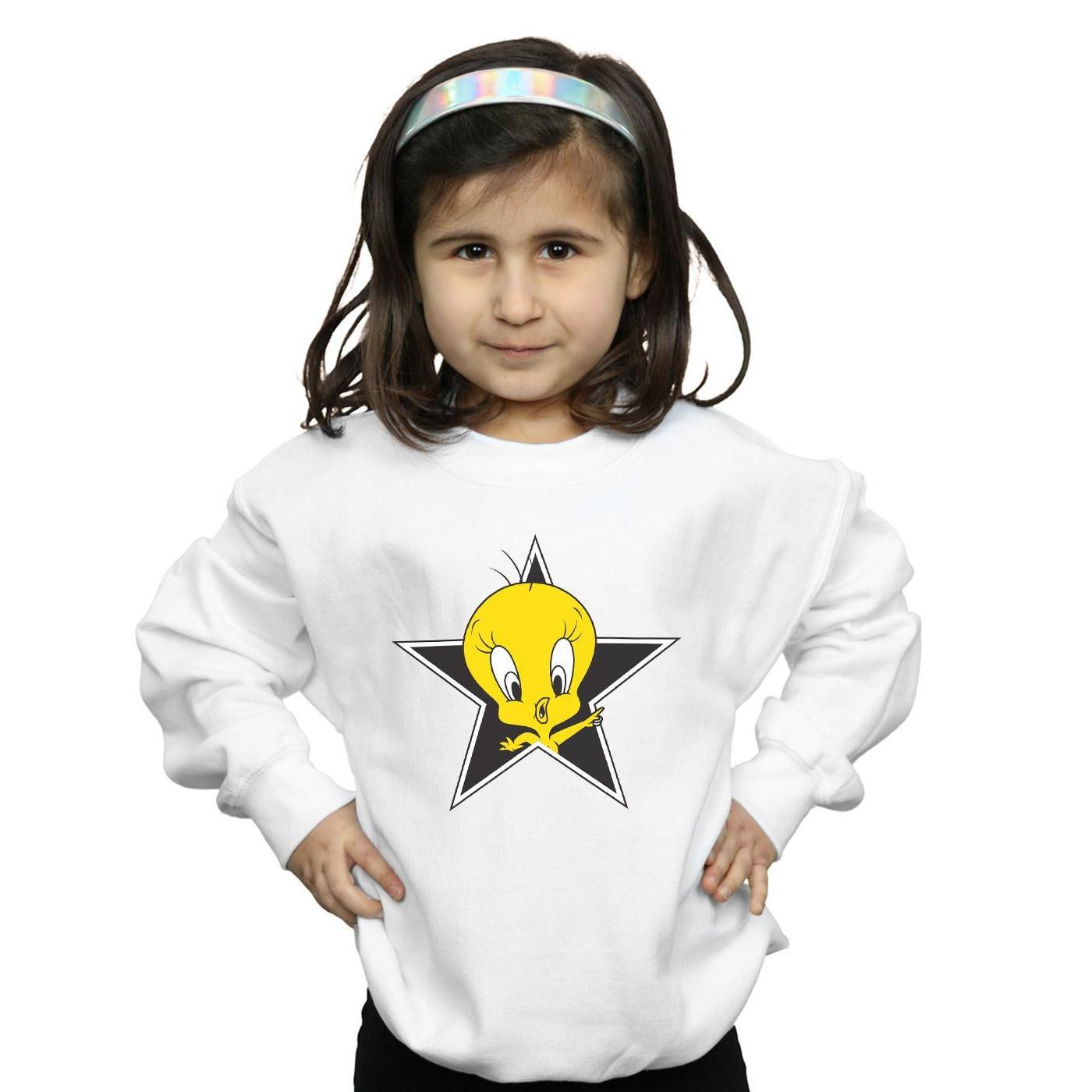 LOONEY TUNES  Tweety Pie Star Sweatshirt 