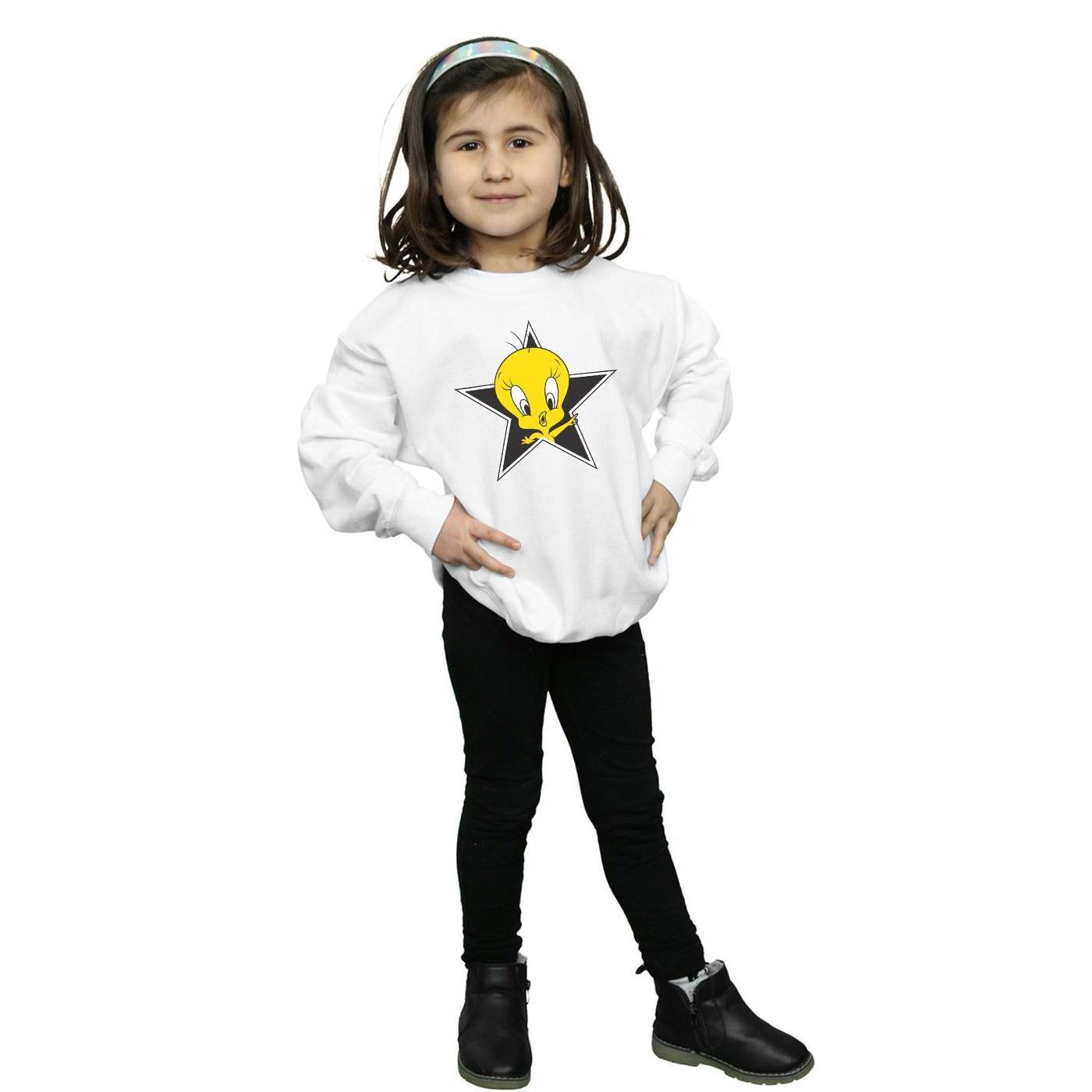 LOONEY TUNES  Tweety Pie Star Sweatshirt 