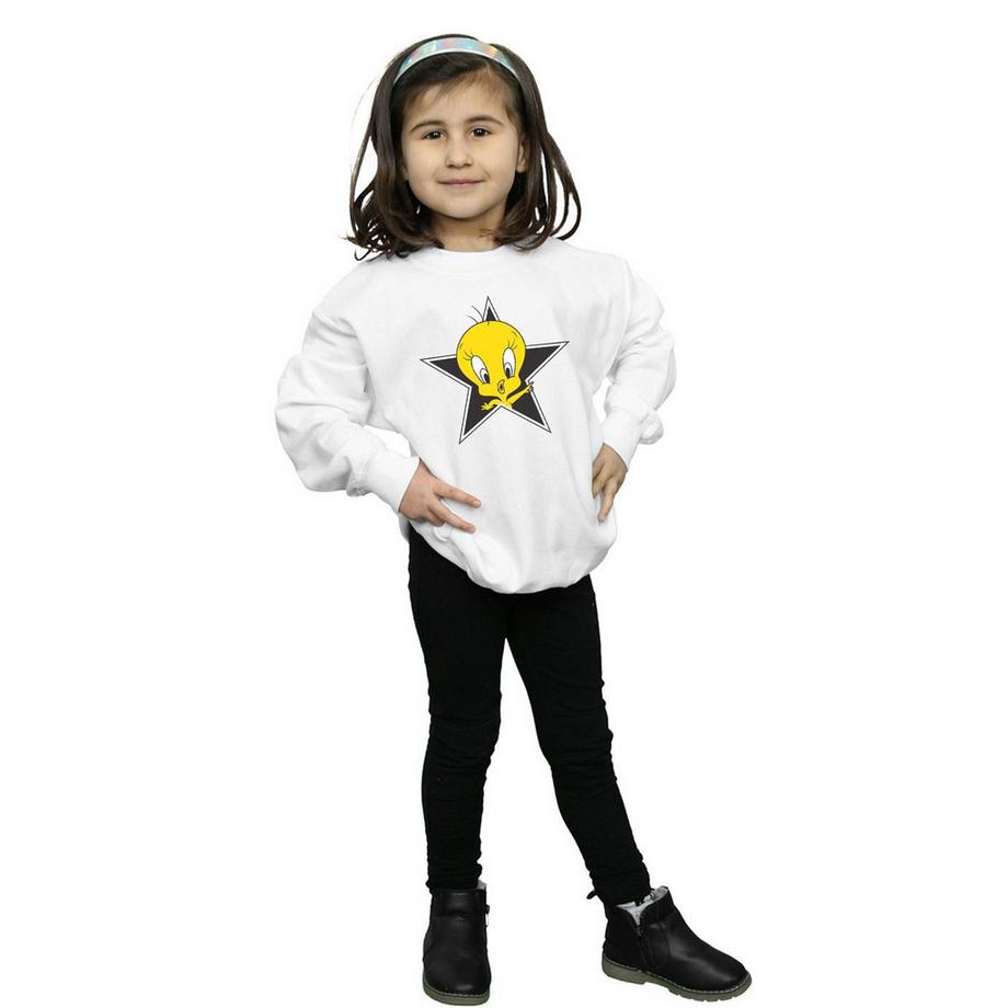 LOONEY TUNES  Tweety Pie Star Sweatshirt 