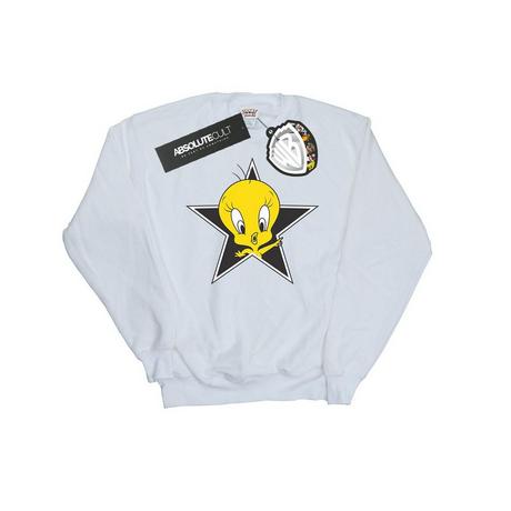 LOONEY TUNES  Tweety Pie Star Sweatshirt 