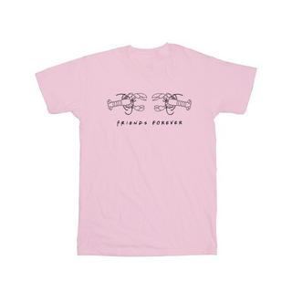 Friends Forever T-Shirt Stampa Aragosta  