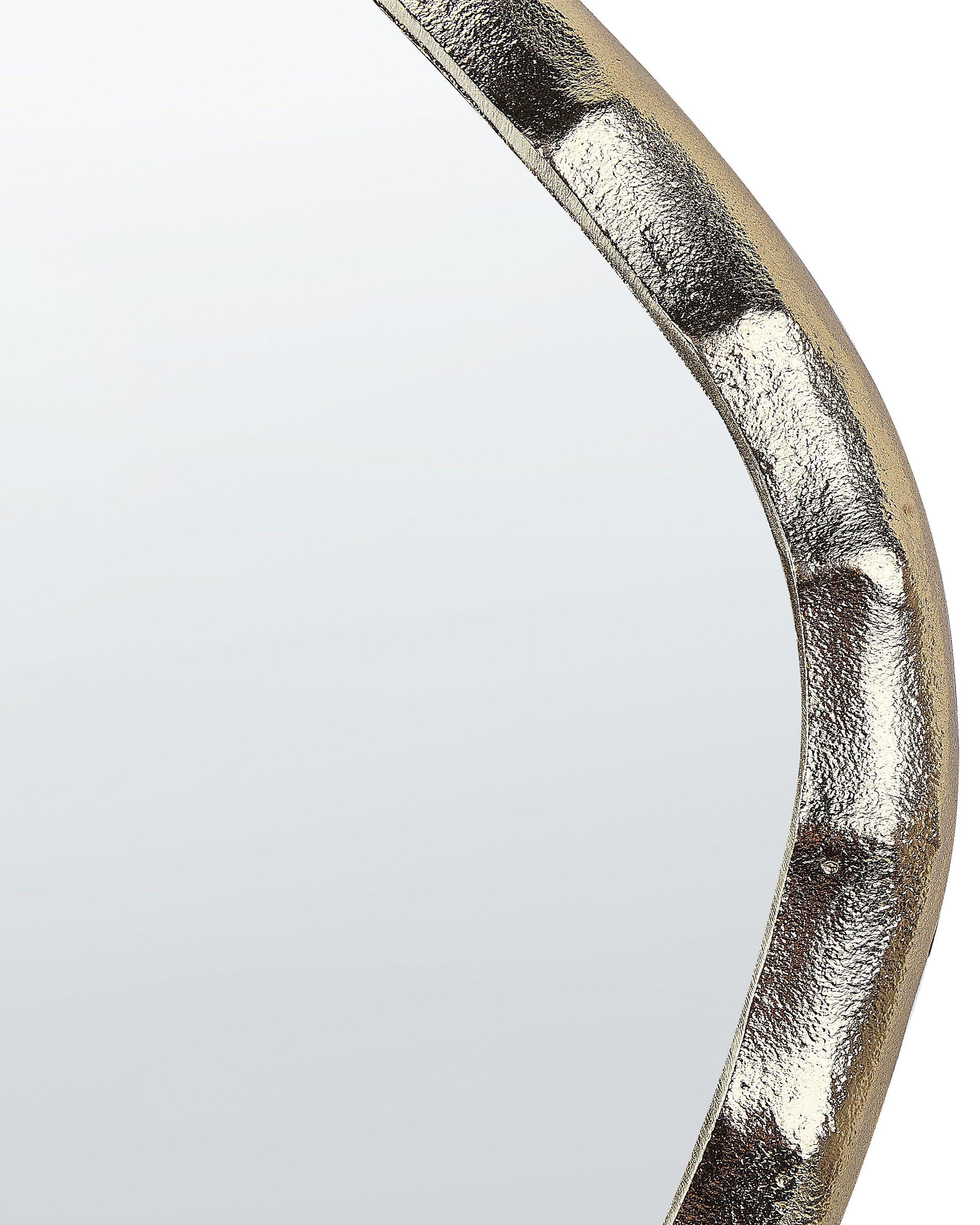 Beliani Wandspiegel aus Aluminium Retro ANGKE  