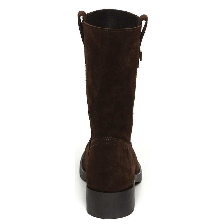 STEVE MADDEN Veloursleder Chelsea Stiefel mit Blockabsatz  