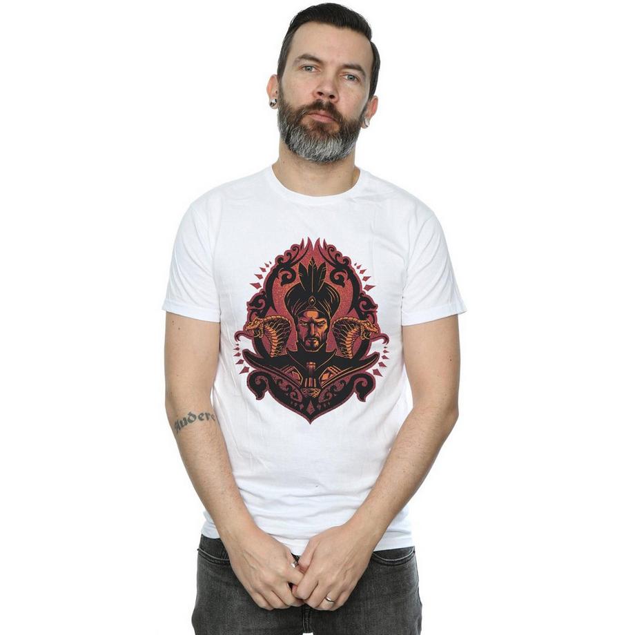 Disney Jafar T-Shirt Stampata Maniche Corte  
