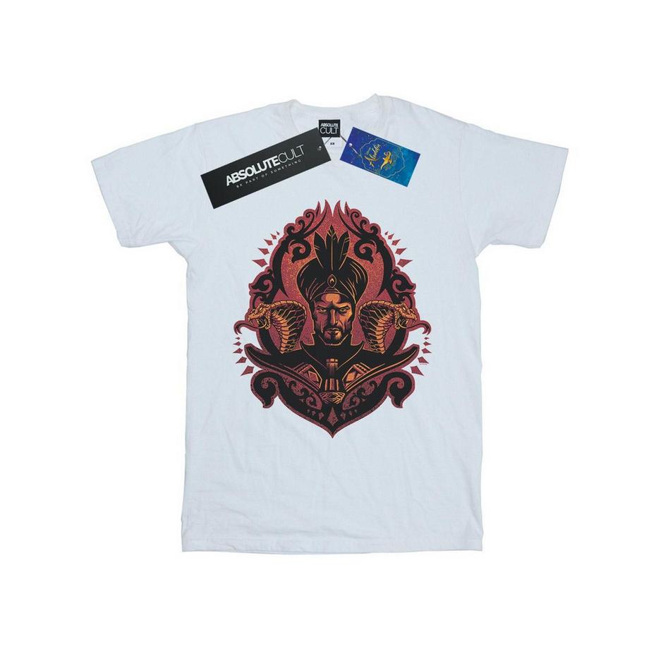 Disney Jafar T-Shirt Stampata Maniche Corte  