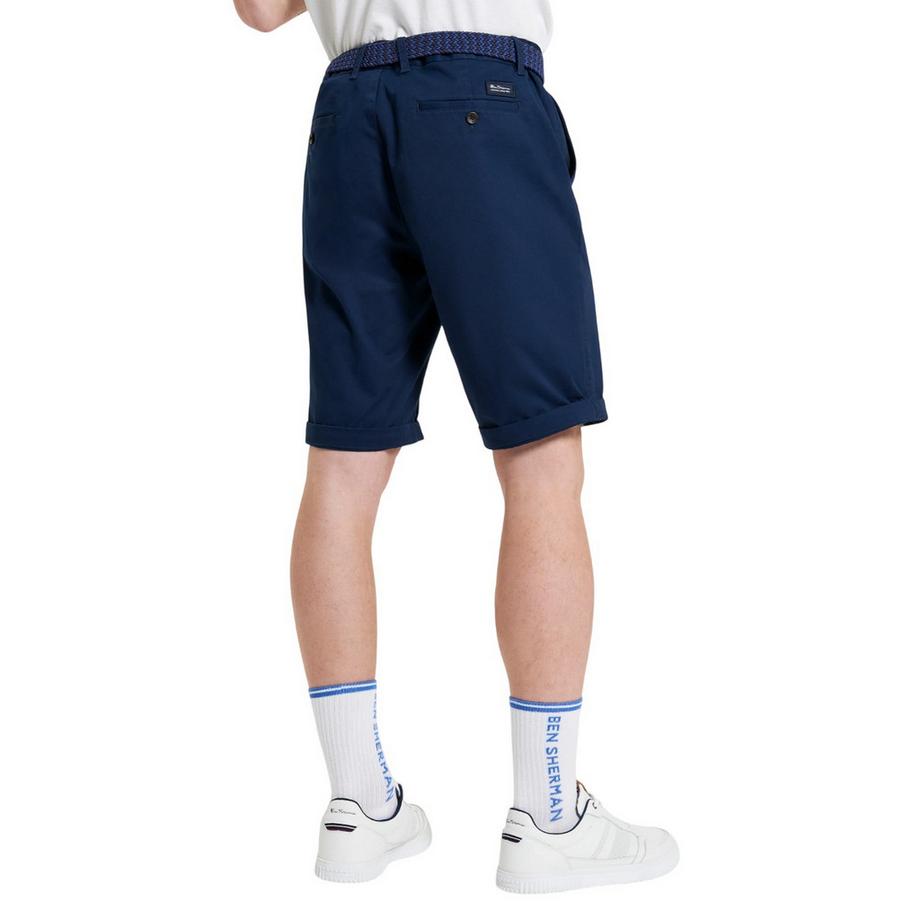 BEN SHERMAN  Short chino motiftyle signature 