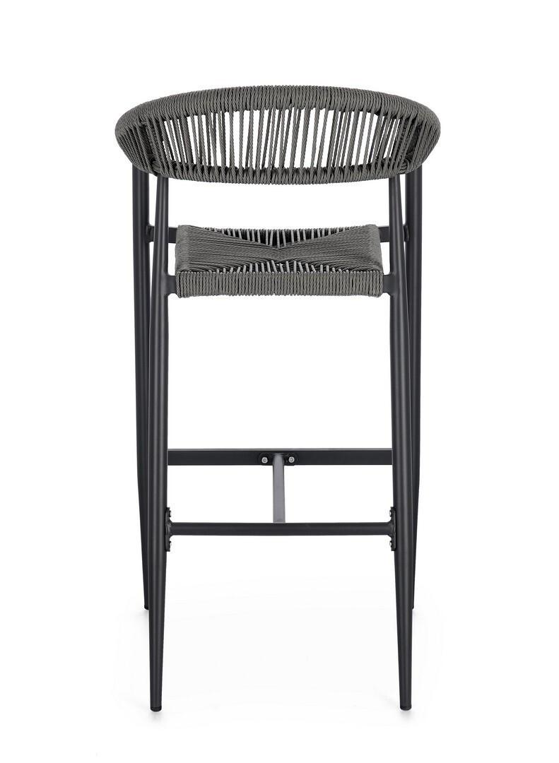 mutoni Tabouret de bar Jandia gris anthracite  