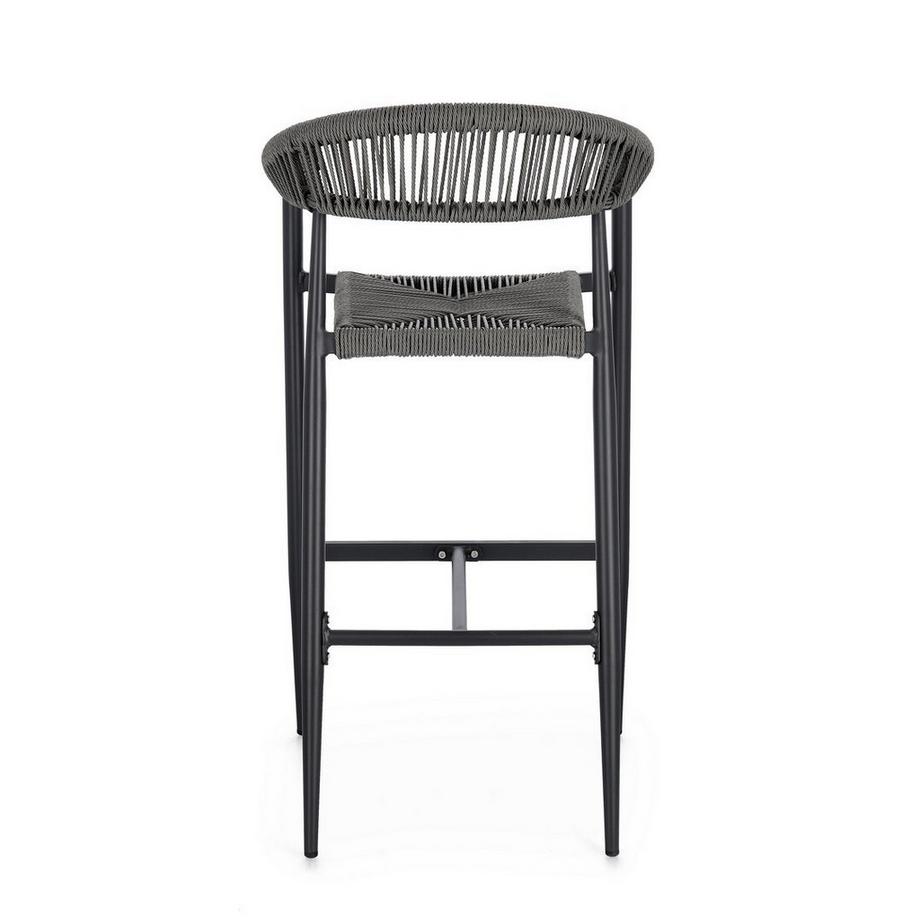 mutoni Tabouret de bar Jandia gris anthracite  