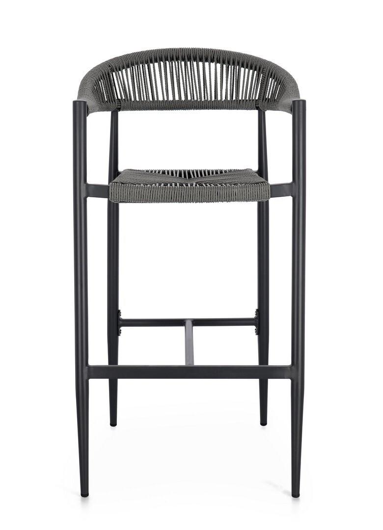 mutoni Tabouret de bar Jandia gris anthracite  