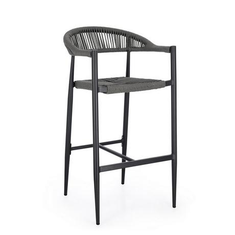 mutoni Tabouret de bar Jandia gris anthracite  