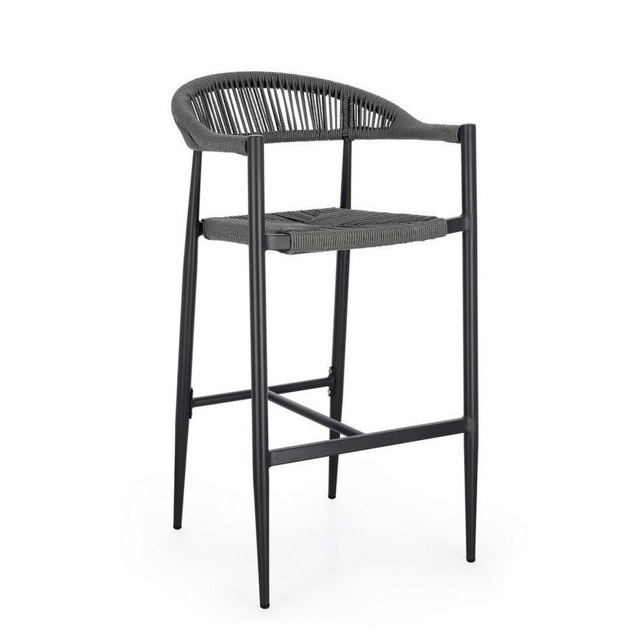 mutoni Tabouret de bar Jandia gris anthracite  
