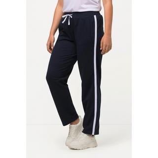 Ulla Popken Pantaloni sportivi Vita elastica Strisce laterali  
