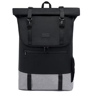 Rucksack große wasserdichte Laptop-Rucksack 17,3 Zoll Roll Top Rucksäcke Schulrucksack für die