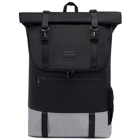 Only-bags.store Grande Zaino Impermeabile 17.3 Pollici Rolltop per Laptop  
