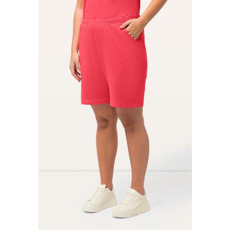 Ulla Popken  Short en jersey, poches et taille élastique 